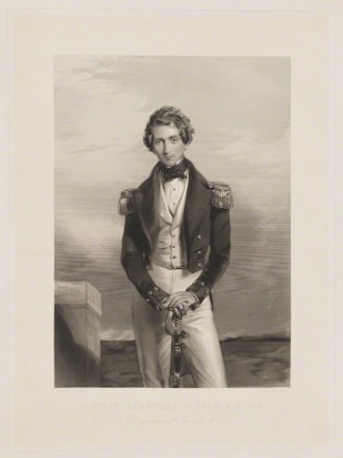A portrait of Capt. Granville G. Loch (1813-1853) by Koseph Brown. National Portrait Gallery, London. 